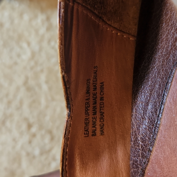 Antiqued Brown Tassel Heels - Picture 3 of 8